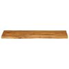 vidaXL Tafelblad met natuurlijke rand 120x40x2,5 cm massief mangohout