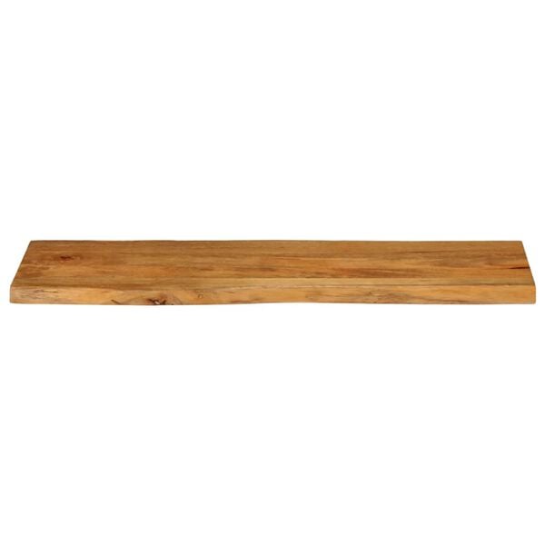 vidaXL Tafelblad met natuurlijke rand 120x40x2,5 cm massief mangohout