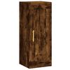 vidaXL Wandkast 34,5x34x90 cm bewerkt hout gerookt eikenkleurig