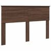vidaXL Hoofdbord Bruin Eiken Bewerkt hout