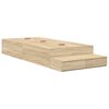 vidaXL Opbergbedframe met lade Sonoma Eiken 90 cm Bewerkt hout