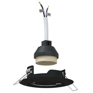 vidaXL Spotje 12 pcs Zwart 9 x 9 x 2.5 cm Metaal