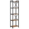 vidaXL Boekenkast Oud hout 40 x 30 x 155 cm Bewerkt hout