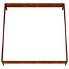 vidaXL Plantenbak verhoogd 100x100x26 cm cortenstaal