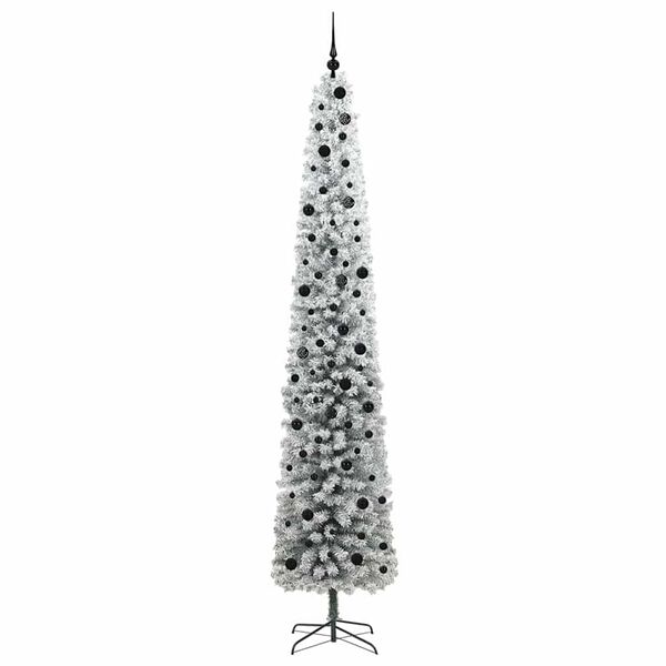 vidaXL Kunstkerstboom Groen 300 cm PVC en Staal en Kunststof