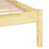 vidaXL Bedframe massief grenenhout 160x200 cm