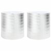 vidaXL Radiatorfolie 2 st Zilver 25 x 0,5 m Polyetheen
