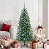 vidaXL Kunstkerstboom met 150 LED met standaard Groen 150 cm PE en PVC