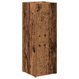 vidaXL Paraplu Standaard Oudhout 20 x 20 x 55,5 cm Bewerkt hout