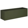 vidaXL Plantenbak Olijfgroen 80 x 30 x 30 cm Koudgewalst staal
