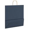 vidaXL Papieren zakken 50 st met hengsels 45x17x48 cm blauw