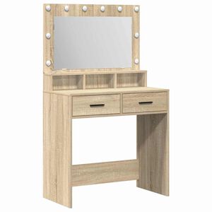 vidaXL Plafondtafel Sonoma Eiken 79 x 41 x 135 cm Bewerkt hout