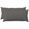 vidaXL Kussensloop 2 st HEERLEN Lichtgrijs 40 x 70 cm Stof