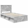 vidaXL Bedframe Concerte Grijs 100 x 200 cm Massief grenenhout