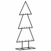vidaXL Kerstdecoratie kerstboom 60 cm metaal zwart