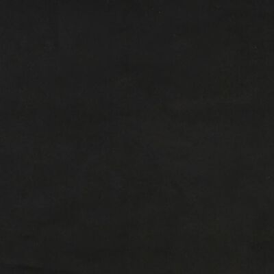 vidaXL Hoofdbord met randen 93x16x78/88 cm fluweel zwart