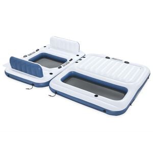 Bestway Hydro-Force drijvend eiland 2 pcs Wit en Blauw PVC