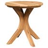 vidaXL Bijzettafel Bruin 40 x 40 x 41 cm Massief Teakhout