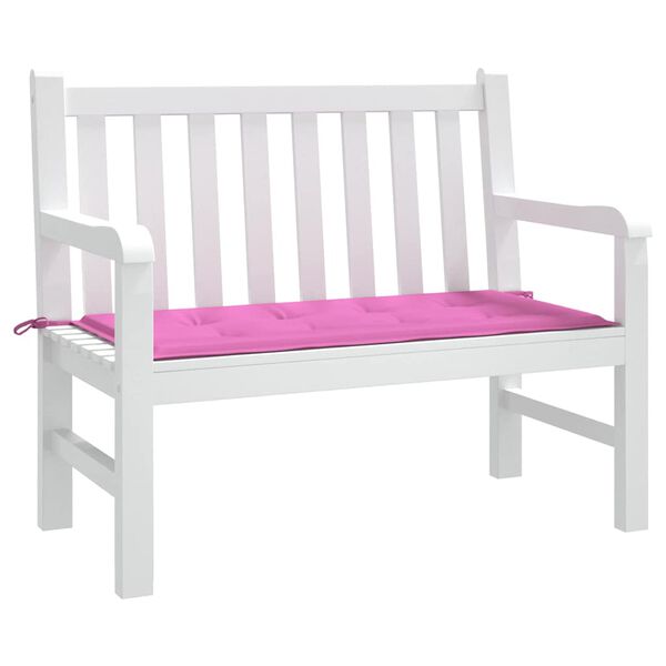 vidaXL Tuinbank Kussen Roze 120 x 50 x 4 cm Oxford stof
