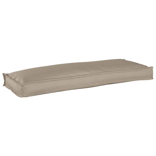 vidaXL Kussen Taupe 110 x 40 x 8 cm Oxford Stof
