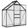 vidaXL Tuinkas 1,33 m&sup2; aluminium antracietkleurig