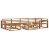 vidaXL Buiten bankenset 7 pcs Naturel Massief Acaciahout