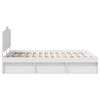 vidaXL Bedframe met hoofdeinde Wit 160 x 200 cm Massief grenenhout