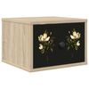 vidaXL Wandkastje BREMEN Sonoma Eiken 36 x 33 x 25 cm Bewerkt hout