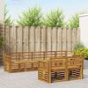 vidaXL Sofa-Sets 8 pcs Naturel Massief Acaciahout