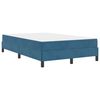 vidaXL Boxspringbed met matras Donkerblauw 120 x 200 cm Stof