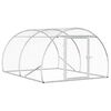 vidaXL Kippenhok zilver 200 x 150 x 100 cm Gegalvaniseerd staal