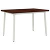 vidaXL Live Edge Eettafel 110 x 55 x 75 cm Massief Acaciahout