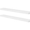 vidaXL Wandplanken 4 st 100 cm wit