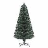vidaXL Kunstkerstboom met decoratieve touwlichten Groen 120 cm PVC