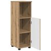 vidaXL Badkamer Kast met opslag Artisan Eiken 30 x 35 x 95 cm