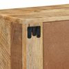 vidaXL Tv-wandmeubel 100x32x25 cm massief hout ruw mangohout