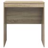 vidaXL Bureau Sonoma Eiken 70 x 50 x 76 cm