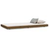 vidaXL Bedframe massief grenenhout honingbruin 80x200 cm