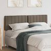vidaXL Gestoffeerd hoofdbord Bruin en Taupe 160 cm Massief grenenhout