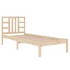 vidaXL Bedframe massief hout 100x200 cm