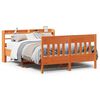 vidaXL Bedframe zonder matras massief grenenhout wasbruin 120x200 cm