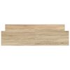 vidaXL Bedframe met hoofd- en voeteneinde sonoma eikenkleur 160x200 cm