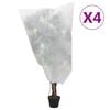vidaXL Plantenhoezen met trekkoord 4 st 70 g/m&sup2; 0,8x1,2 m