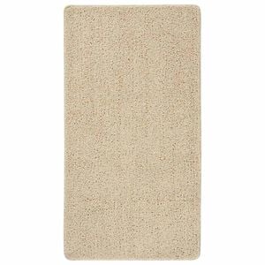 vidaXL Vloerkleed shaggy anti-slip 80x150cm cr&egrave;mekleurig