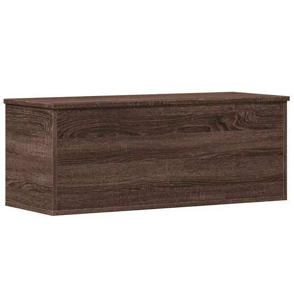 vidaXL Opbergbox 90x35x35 cm bewerkt hout bruin eikenkleur