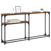 vidaXL Consoletafel Oud hout 145x22.5x75cm Bewerkt hout