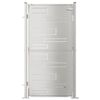 vidaXL Tuinpoort 100x175 cm roestvrij staal