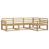 vidaXL Buiten bankenset 4 pcs Wit 250 x 170,5 x 73 cm