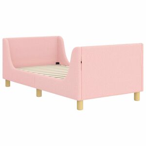 vidaXL Bedframe voor kinderen met hoofdbord Roze 80 x 160 cm