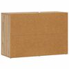 vidaXL Dressoir Artisan Eiken 80 x 30 x 53 cm Bewerkt hout